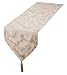 TABLERUNNER DAMASK NATURAL