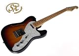 THINLINE TELE STYLE ELECTRIC GUITAR IN SUNBURST BY SX @ BARGAIN PRICE! - LIMITED NUMBER
