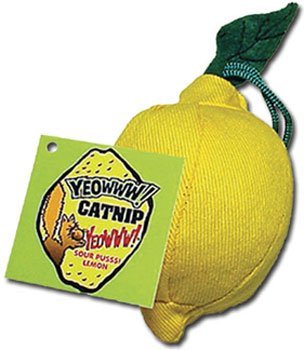 Yeowww! 100% Organic Catnip Lemon Toy