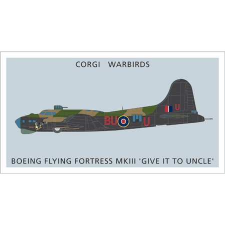 Childrens Toyshop  Toys : Corgi Warbirds Series 2 Boeing Flying Fortress Mk.III 'Give It To Uncle', BU-U, 214 Sqn, 100 Group, RAF