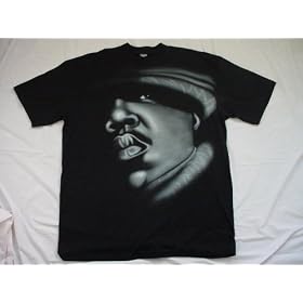 Airbrushed Notorious BIGGY T-shirt, 2XL