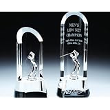 Golf Trophies Half Moon Golfers by