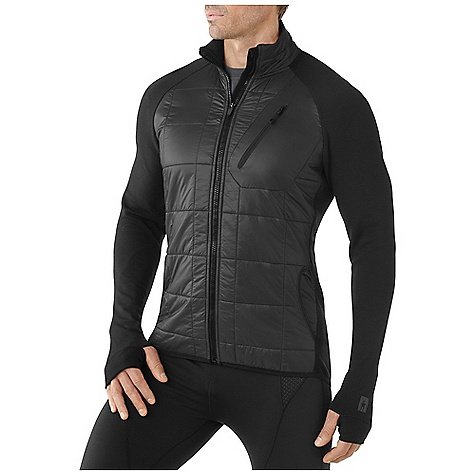 Smartwool Men's PhD Smartloft Divide Full Zip, Black size XL On Sale