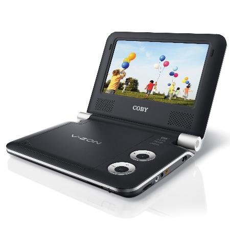 Coby Electronics 7 Inch Widescreen Tft Portable Dvd Player Dolby Digital Decoding