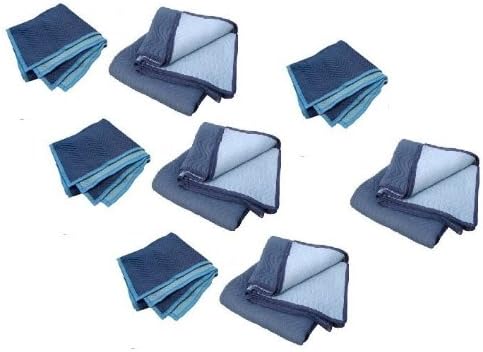 One Dozen Furniture Moving Pads Square Multi-Color Quilted 72" x 72" Heavy Duty