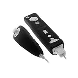 Skque For Nintendo Wii Controller Skin Case - Black