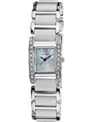 Vernier Womens VNR11114WT White Resin Inner Link Watch