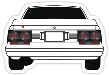 Nissan Skyline R31 Gts-R Black - 4x4 - JDM Sticker