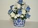 Mixed Rose Arrangement with Baby's Breath in Beautiful Glass Bucket (12