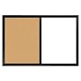 Board Dudes 24"x36" Black Painted Magnetic Combo Board (17015BDUA)