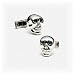 Emerald Eye Skull Cufflinks