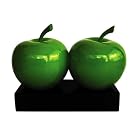 Green Apples Indoor Sculpture - Contemporary Abstract Modern Art Ornament