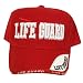 RED LIFEGUARD LAW ENFORCEMENT CAP HAT LIFE GUARD OSFA
