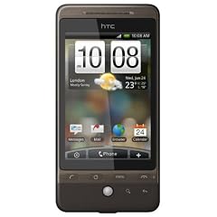 HTC Hero Smartphone (Android, 5MP Kamera, GPS, WLAN) braun schwarz