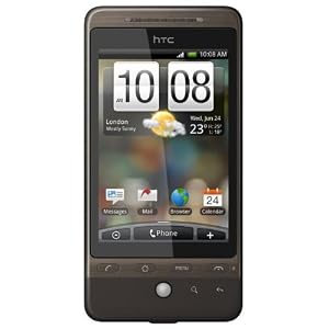 HTC Hero Smartphone (Android, 5MP Kamera, GPS, WLAN) braun schwarz