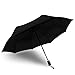 Vahista Novelty Full-automatic Rain Umbrella/Parasol - Windproof and Foldable Sunshade, Auto Open/Close, Black