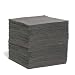 SpillTech GPF100M Polypropylene Universal FineFiber Mediumweight Mat Pad, 19" Length x 15" Width, Gray (Pack of 100)