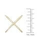 Sterling Silver Pave CZ Gold-Plated 