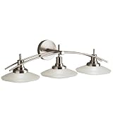Structures Nickel 30 Wide Bathroom Light Fixture