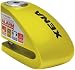 Xena XX-6 Motorcycle Disc Lock with Alarm - Yellow