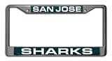 NHL San Jose Sharks Laser Chrome Frame