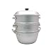 16 inch 3-Tier Aluminum Steamer