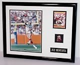 Joe Montana Photo, Card & Pin Display, Custom Framed