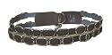 Katie Chain & Hook Dress Belt in Pewter -- SwankySwans
