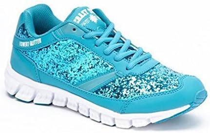 So Glam Turquoise Glitter Athletic Shoe (8)