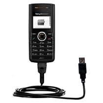 Classic Straight USB Cable for the Sony Ericsson J120c with Power Hot Sync and Charge capabilities - Gomadic Brand w/ TipExchange Technology