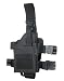 UTG Adjustable Leg Holster for Pistol with Non-Slip Strap/Buckle, Black
