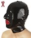 Cagoule Bouche Rouge - Bondage Fetish