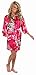 VEAMI Women's Kimono Robe, Peacock Design, Short