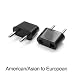 American to European Outlet Plug Adapter - 12 Pack
