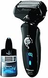 Panasonic Arc5 Electric Razor, Men's 5-Blade Cordless with Wet/Dry Convenience, Premium Automatic Clean & Charge Station Included, ES-LV81-K