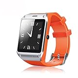 SNEER® "iWatch" Series 2014 Newest Premium Sport Pedometer Smart Watch Qaud Band Watch Touch Screen Mobile Phone Watches Phone Unlocked #SND5 Gloden