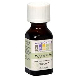Aura Cacia - Peppermint Essential Oil, .5 fl oz liquid