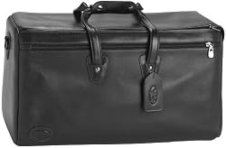 Reunion Blues Super Triple Trumpet Bag, Black Leather