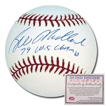 Bill Madlock Pittsburgh Pirates Hand Signed Rawlings MLB Baseball with 79 WS Champs Inscription