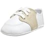 Designer's Touch Conner Saddle Shoe (Infant/Toddler),White/Tan,1 M US Infant