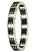 18k Gold Plated Stainless Steel and Polyurethane Bracelet