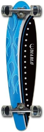 Falcon Heat Logo Complete Longboard (9.5 x 38-Inch, Assorted)