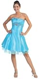 Strapless Fancy Party Junior Prom Dress #2596