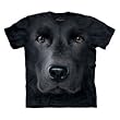 The Mountain Black Lab Face Mens T-shirt