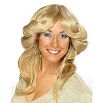 Fancy Dress Wig - Blonde 70's Flick Wig