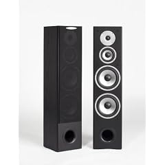 Quadral Quintas 404 3-Wege Stand-Lautsprecher Paar (120/240 Watt) schwarz