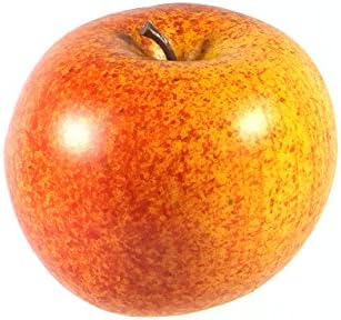 6pc Artificial Jonagold Apple Apples - Plastic Speckled Red Yellow Fruit - Six Pieces