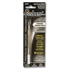 Black Ink Medium Point Refill, Carded