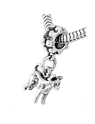 Sterling Silver Chihuahua Dog Dangle Bead Charm