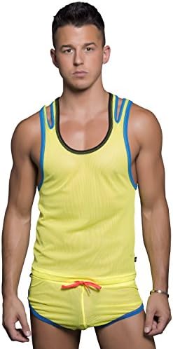 Fissure Tank, Neon Yellow, Large